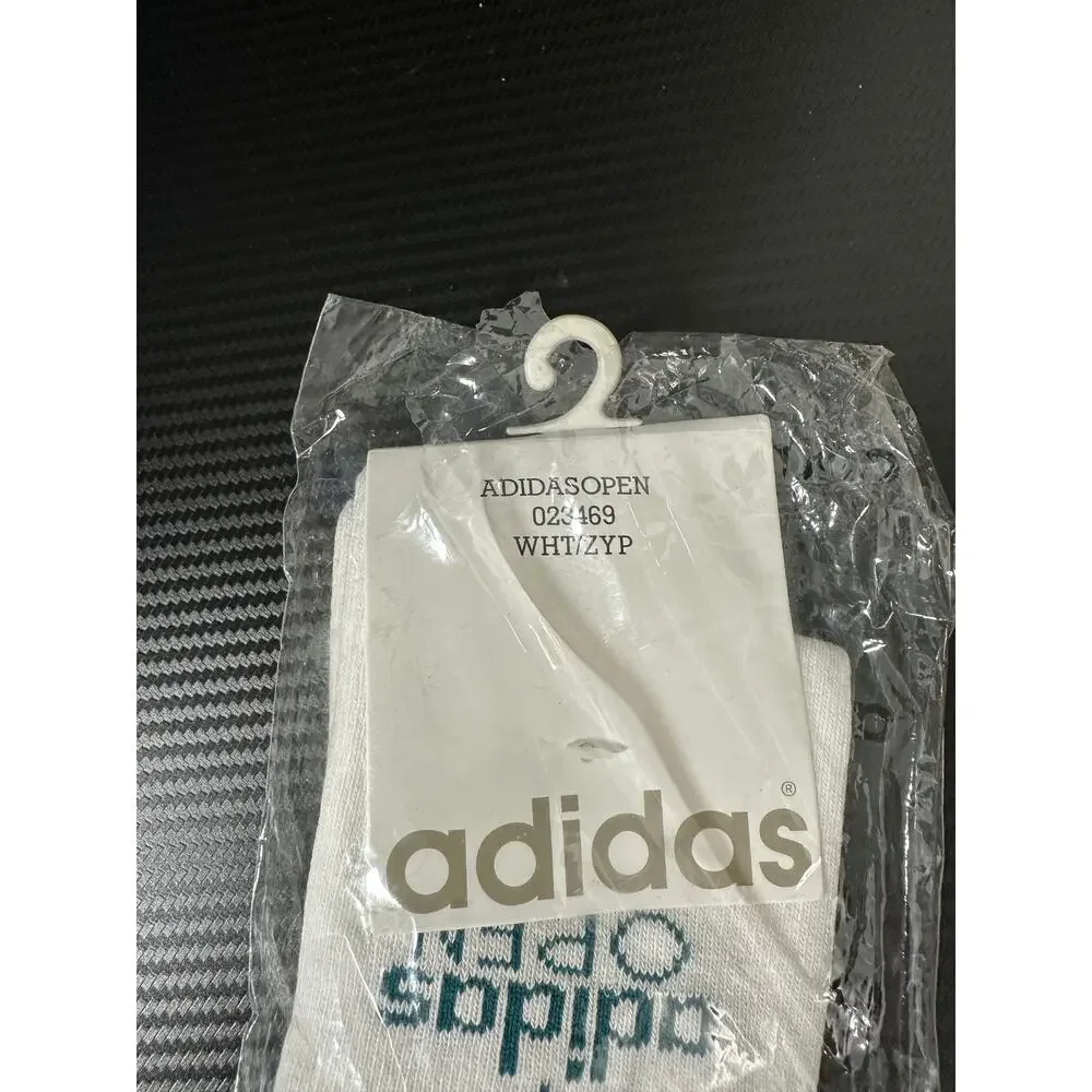 Adidas Open Socks Mid Calf White NEW Tennis Sportswear